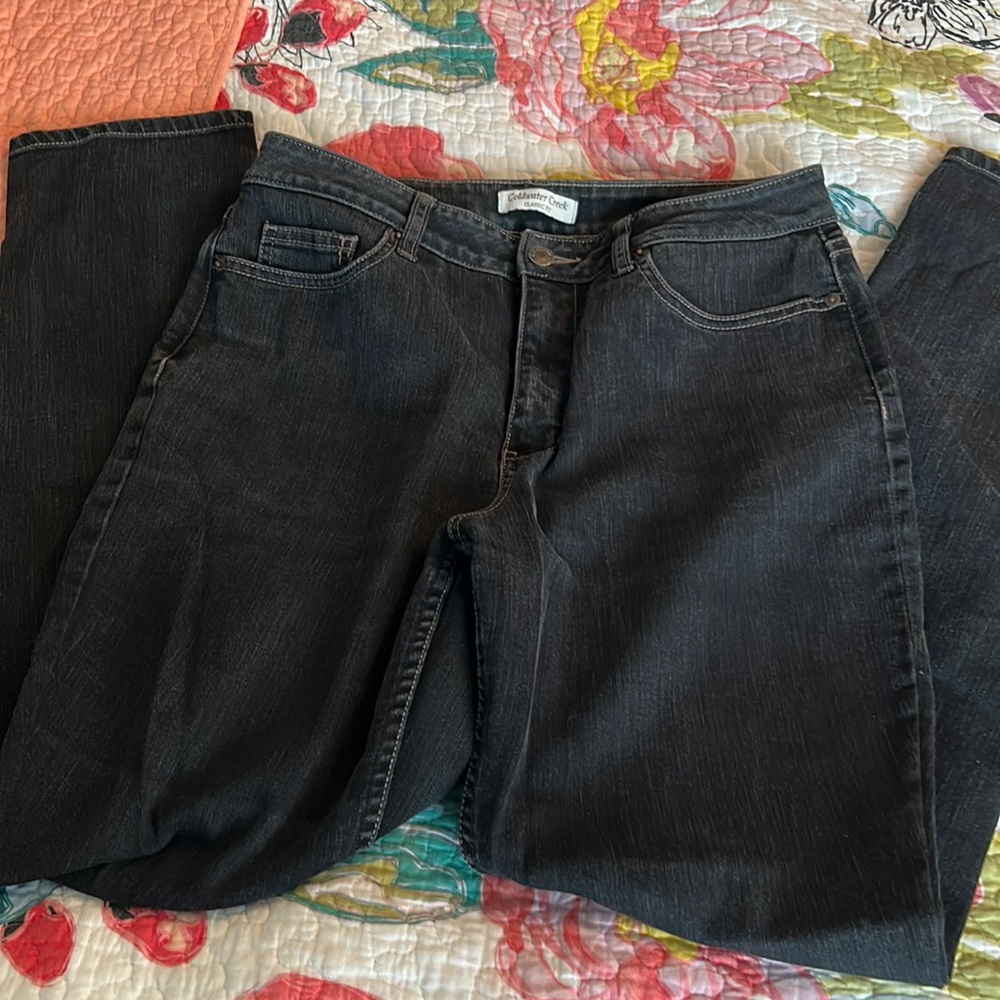 Cold water Creek black wash jeans
